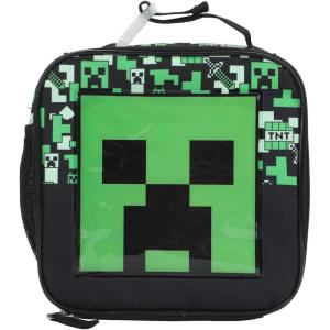 imageMinecraft Square Insulated Lunchbox with Mesh Side Pocket
