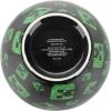 imageBioworld Minecraft Creeper Faces 20 Oz Black Ceramic Ramen Bowl With Plastic Chopsticks