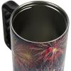 imageBioworld Minecraft Creeper ampamp TNT 40 Oz Black Stainless Steel Tumbler With HandleAmericana Fireworks