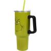 imageBioworld Minecraft Creeper ampamp TNT 40 Oz Black Stainless Steel Tumbler With HandleGrinch Grinning Face