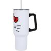 imageBioworld Minecraft Creeper ampamp TNT 40 Oz Black Stainless Steel Tumbler With HandleHello Kitty Face