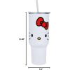 imageBioworld Minecraft Creeper ampamp TNT 40 Oz Black Stainless Steel Tumbler With HandleHello Kitty Face