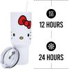 imageBioworld Minecraft Creeper ampamp TNT 40 Oz Black Stainless Steel Tumbler With HandleHello Kitty Face
