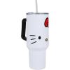 imageBioworld Minecraft Creeper ampamp TNT 40 Oz Black Stainless Steel Tumbler With HandleHello Kitty Face