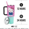 imageBioworld Minecraft Creeper ampamp TNT 40 Oz Black Stainless Steel Tumbler With HandleHello Kitty Never Lose Your Spark
