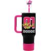 imageBioworld Minecraft Creeper ampamp TNT 40 Oz Black Stainless Steel Tumbler With HandleHello Kitty Race Car