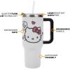 imageBioworld Minecraft Creeper ampamp TNT 40 Oz Black Stainless Steel Tumbler With HandleHello Kitty RhinestoneCoated