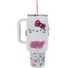 imageBioworld Minecraft Creeper ampamp TNT 40 Oz Black Stainless Steel Tumbler With HandleHello Kitty White