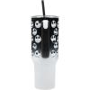 imageBioworld Minecraft Creeper ampamp TNT 40 Oz Black Stainless Steel Tumbler With HandleJack Skellington