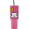 imageBioworld Minecraft Creeper ampamp TNT 40 Oz Black Stainless Steel Tumbler With HandleMy Melody Face
