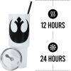 imageBioworld Minecraft Creeper ampamp TNT 40 Oz Black Stainless Steel Tumbler With HandleRebel Alliance