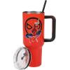 imageBioworld Minecraft Creeper ampamp TNT 40 Oz Black Stainless Steel Tumbler With HandleSpider Man Swinging