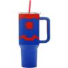imageBioworld Minecraft Creeper ampamp TNT 40 Oz Black Stainless Steel Tumbler With HandleSpiderMan Costume Blue
