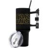 imageBioworld Minecraft Creeper ampamp TNT 40 Oz Black Stainless Steel Tumbler With HandleStar Wars Logo