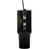 imageBioworld Minecraft Creeper ampamp TNT 40 Oz Black Stainless Steel Tumbler With HandleStar Wars Logo