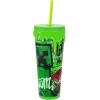 imageBioworld Minecraft Graffiti Creeper ampamp TNT 24 Oz Green Plastic Cup