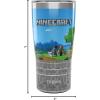 imageTervis Traveler Minecraft Cover Art Triple Walled Insulated Tumbler Travel Cup Keeps Drinks Cold ampamp Hot 20oz Stainless SteelStainless Steel