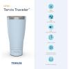 imageTervis Traveler Minecraft Cover Art Triple Walled Insulated Tumbler Travel Cup Keeps Drinks Cold ampamp Hot 20oz Stainless SteelStainless Steel