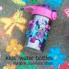 imageZak Designs  MICIV151 27oz Minecraft 188 Stainless Steel Water Bottle with Flipup Straw Spout and Locking Spout Cover Durable Cup for Sports or Travel 27oz Minecraft CreeperMinnie