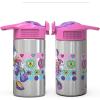 imageZak Designs  MICIV151 27oz Minecraft 188 Stainless Steel Water Bottle with Flipup Straw Spout and Locking Spout Cover Durable Cup for Sports or Travel 27oz Minecraft CreeperMinnie