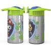 imageZak Designs  MICIV151 27oz Minecraft 188 Stainless Steel Water Bottle with Flipup Straw Spout and Locking Spout Cover Durable Cup for Sports or Travel 27oz Minecraft CreeperPaw Patrol