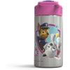 imageZak Designs  MICIV151 27oz Minecraft 188 Stainless Steel Water Bottle with Flipup Straw Spout and Locking Spout Cover Durable Cup for Sports or Travel 27oz Minecraft CreeperPaw Patrol