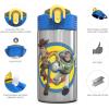 imageZak Designs  MICIV151 27oz Minecraft 188 Stainless Steel Water Bottle with Flipup Straw Spout and Locking Spout Cover Durable Cup for Sports or Travel 27oz Minecraft CreeperToy Story 4