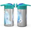 imageZak Designs  MICIV151 27oz Minecraft 188 Stainless Steel Water Bottle with Flipup Straw Spout and Locking Spout Cover Durable Cup for Sports or Travel 27oz Minecraft CreeperFrozen