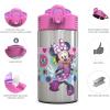 imageZak Designs  MICIV151 27oz Minecraft 188 Stainless Steel Water Bottle with Flipup Straw Spout and Locking Spout Cover Durable Cup for Sports or Travel 27oz Minecraft CreeperMinnie