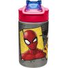 imageZak Designs  MICIV151 27oz Minecraft 188 Stainless Steel Water Bottle with Flipup Straw Spout and Locking Spout Cover Durable Cup for Sports or Travel 27oz Minecraft CreeperSpiderman