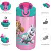 imageZak Designs  MICIV151 27oz Minecraft 188 Stainless Steel Water Bottle with Flipup Straw Spout and Locking Spout Cover Durable Cup for Sports or Travel 27oz Minecraft CreeperPaw Patrol Skye