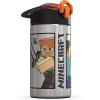 imageZak Designs  MICIV151 27oz Minecraft 188 Stainless Steel Water Bottle with Flipup Straw Spout and Locking Spout Cover Durable Cup for Sports or Travel 27oz Minecraft CreeperMinecraft