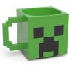 imageZak Designs Minecraft Creeper Unique 3D Character Sculpted Ceramic Coffee Mug Collectible Keepsake and Wonderful Coffee Mug 21oz Creeper BPAFree