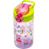 imageZak Designs Sage Minecraft Kids Water Bottle For School or Travel 16oz Durable Plastic Water Bottle With Straw Handle and LeakProof PopUp Spout Cover CreeperPeppa Pig