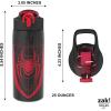 imageZak Designs Sage Minecraft Kids Water Bottle For School or Travel 16oz Durable Plastic Water Bottle With Straw Handle and LeakProof PopUp Spout Cover CreeperMarvel SpiderMan
