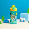 imageZak Designs Sage Minecraft Kids Water Bottle For School or Travel 16oz Durable Plastic Water Bottle With Straw Handle and LeakProof PopUp Spout Cover CreeperPAW Patrol Chase  Marshall  Skye  Rubble  Everest