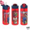 imageZak Designs Sage Minecraft Kids Water Bottle For School or Travel 16oz Durable Plastic Water Bottle With Straw Handle and LeakProof PopUp Spout Cover CreeperThe Super Mario Bros