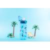imageZak Designs Sage Minecraft Kids Water Bottle For School or Travel 16oz Durable Plastic Water Bottle With Straw Handle and LeakProof PopUp Spout Cover CreeperStitch