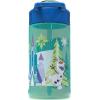 imageZak Designs Sage Minecraft Kids Water Bottle For School or Travel 16oz Durable Plastic Water Bottle With Straw Handle and LeakProof PopUp Spout Cover CreeperElsa  Anna