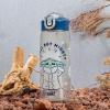 imageZak Designs Sage Minecraft Kids Water Bottle For School or Travel 16oz Durable Plastic Water Bottle With Straw Handle and LeakProof PopUp Spout Cover CreeperGrogu  The Child