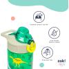 imageZak Designs Sage Minecraft Kids Water Bottle For School or Travel 16oz Durable Plastic Water Bottle With Straw Handle and LeakProof PopUp Spout Cover CreeperSuperKitties Ginny  Sparks  Buddy  Bitsy