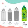 imageZak Designs Sage Minecraft Kids Water Bottle For School or Travel 16oz Durable Plastic Water Bottle With Straw Handle and LeakProof PopUp Spout Cover CreeperMinecraft Creeper