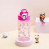 imageZak Designs Sage Minecraft Kids Water Bottle For School or Travel 16oz Durable Plastic Water Bottle With Straw Handle and LeakProof PopUp Spout Cover CreeperGabbys Dollhouse Pandy Paws