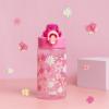 imageZak Designs Sage Minecraft Kids Water Bottle For School or Travel 16oz Durable Plastic Water Bottle With Straw Handle and LeakProof PopUp Spout Cover CreeperFlower Power