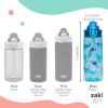 imageZak Designs Sage Minecraft Kids Water Bottle For School or Travel 16oz Durable Plastic Water Bottle With Straw Handle and LeakProof PopUp Spout Cover CreeperStitch