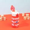 imageZak Designs Sage Minecraft Kids Water Bottle For School or Travel 16oz Durable Plastic Water Bottle With Straw Handle and LeakProof PopUp Spout Cover CreeperDr Seuss The Cat in the Hat