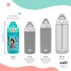 imageZak Designs Sage Minecraft Kids Water Bottle For School or Travel 16oz Durable Plastic Water Bottle With Straw Handle and LeakProof PopUp Spout Cover CreeperDisney Moana Moana  Maui