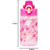 imageZak Designs Sage Minecraft Kids Water Bottle For School or Travel 16oz Durable Plastic Water Bottle With Straw Handle and LeakProof PopUp Spout Cover CreeperFlower Power