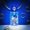 imageZak Designs Sage Minecraft Kids Water Bottle For School or Travel 16oz Durable Plastic Water Bottle With Straw Handle and LeakProof PopUp Spout Cover CreeperSonic the Hedgehog Sonic  Eggman