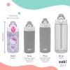 imageZak Designs Sage Minecraft Kids Water Bottle For School or Travel 16oz Durable Plastic Water Bottle With Straw Handle and LeakProof PopUp Spout Cover CreeperHello Kitty